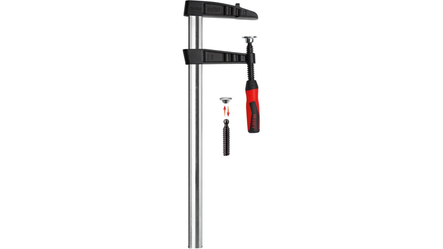 

Струбцина Bessey чугунная 2000/120, 7 кН, 2К ручка TGK200-2K, BE-TGK200-2K