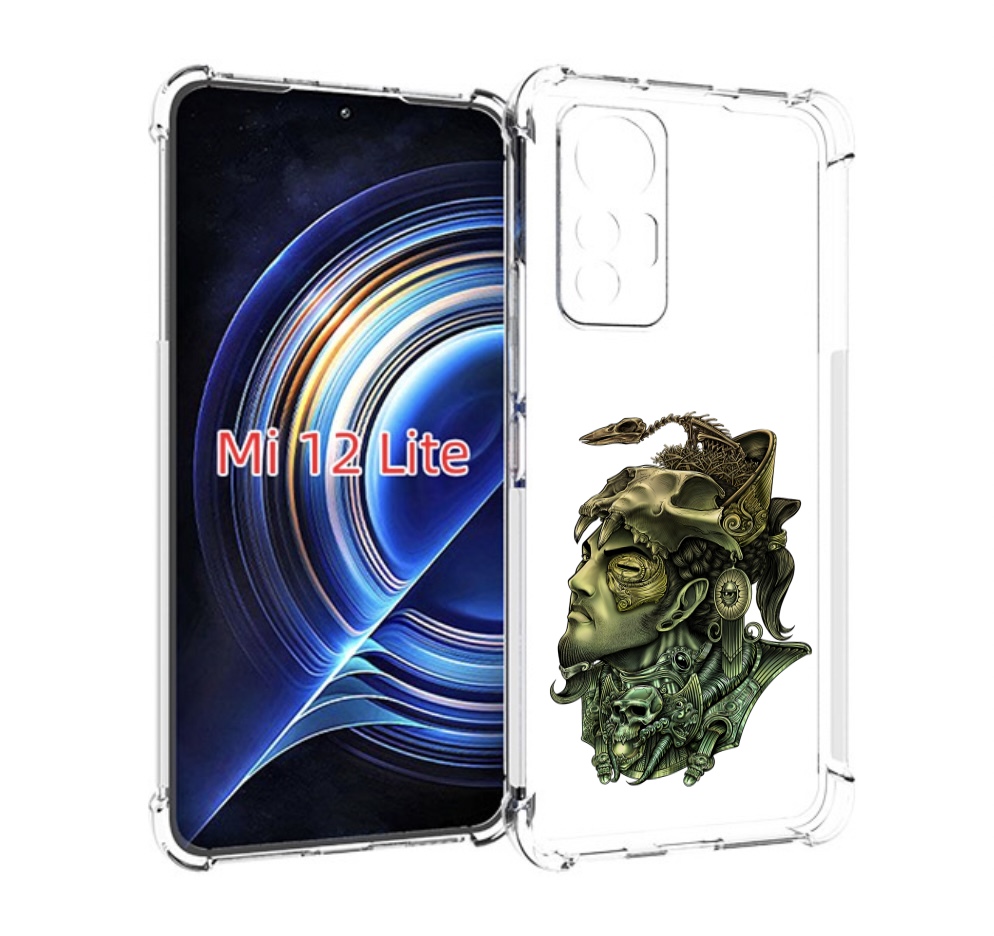 

Чехол MyPads бронзовый воин для Xiaomi 12 Lite, Прозрачный, Tocco