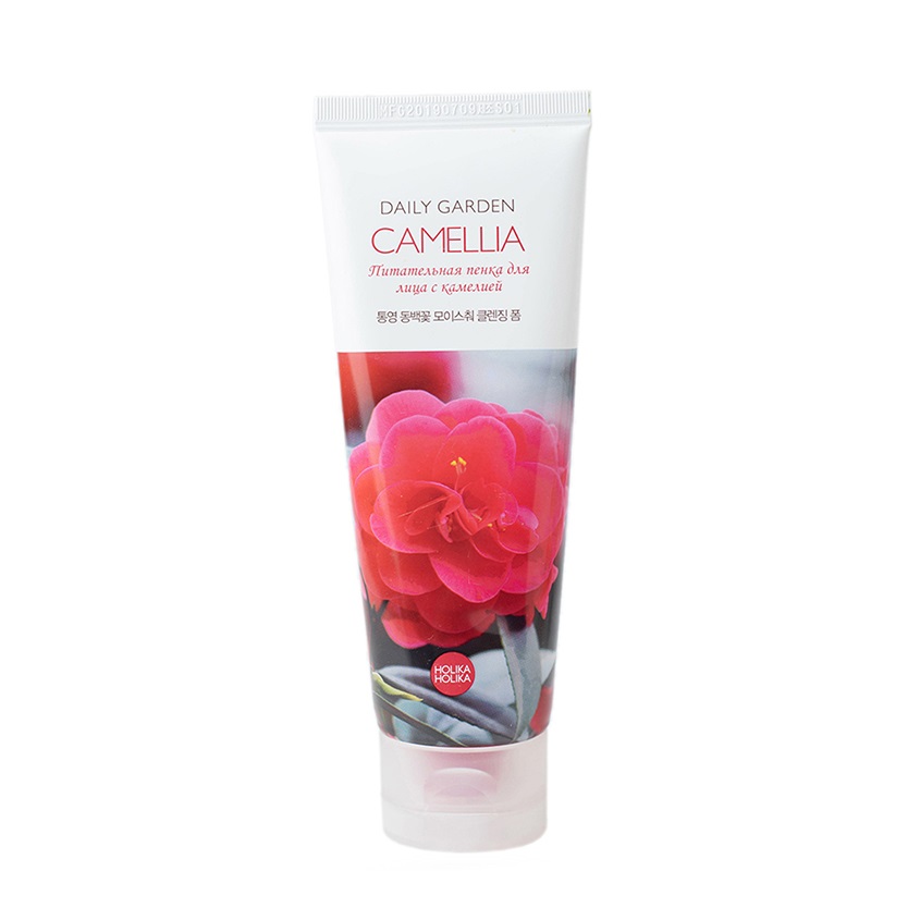 

Очищающая пенка Holika Holika Daily Garden Camelia с камелией, 120 мл