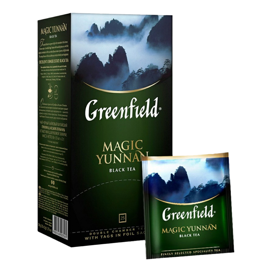 

Чай черный Greenfield Magic Yunnan в пакетиках 2 г х 25 шт