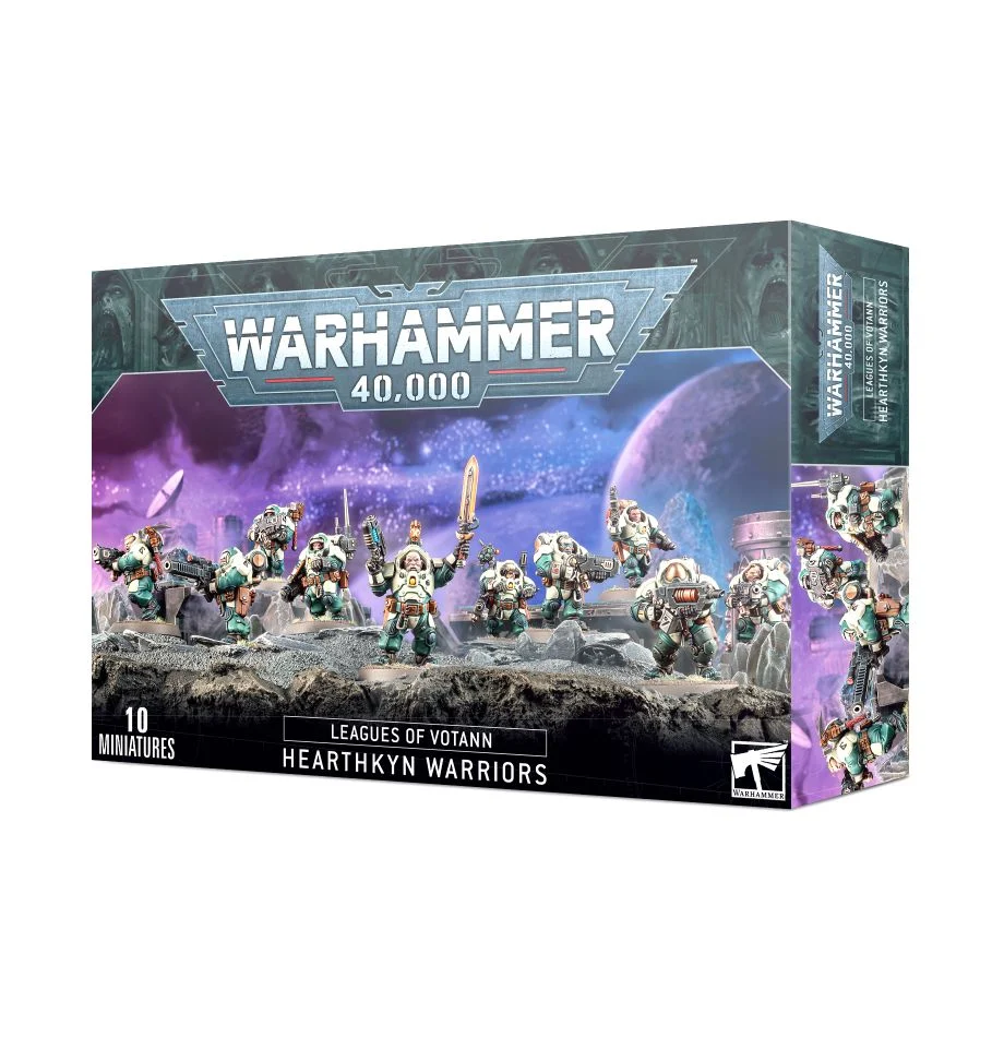 

Миниатюры для игры Games Workshop Leagues of Votann: Hearthkyn Warriors, 69-10