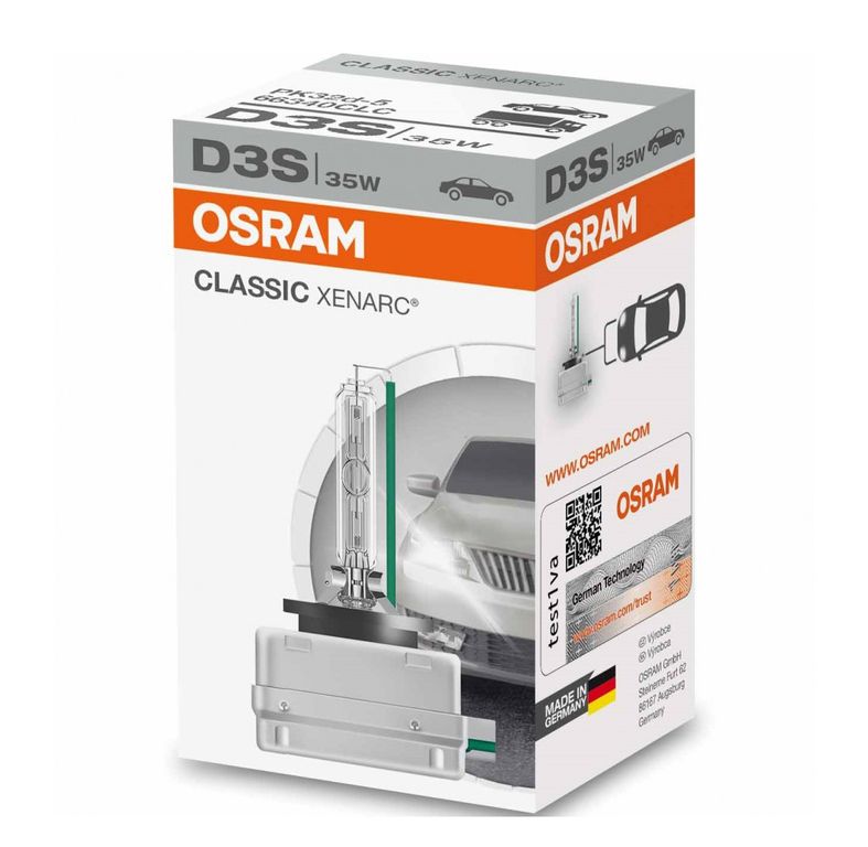 фото Ксеноновая лампа osram d3s 35w xenarc classic 1шт 66340clc