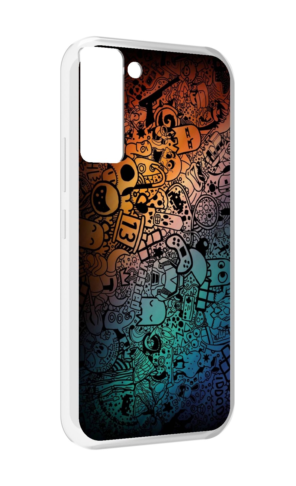 Чехол MyPads стикеты в тени для Tecno Pop 5 LTE / Pop 5 Pro