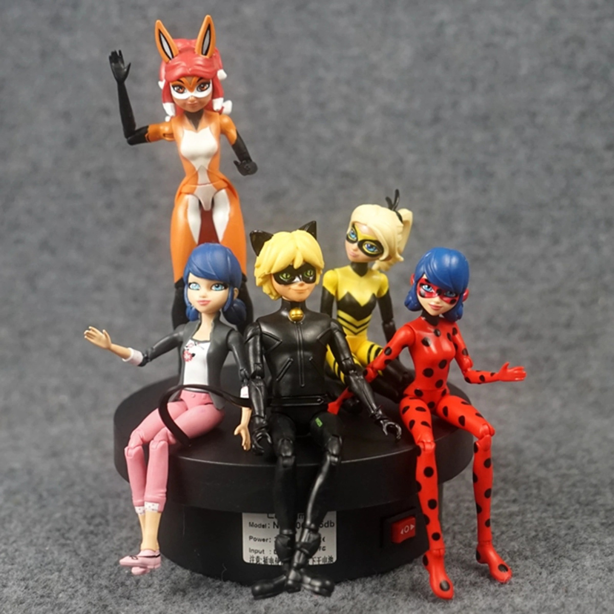 Набор фигурок IQchina из мультфильма Леди Баг и Супер-Кот 5 шт, 11 см