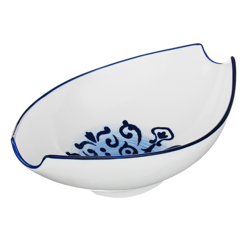 

Салатник Ivlev Chef ЭтникаСалатник лодочка, 22,5х14х7см, фарфор, 4 штуки