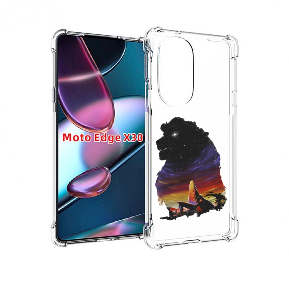 

Чехол MyPads Муфаса для Motorola Moto Edge X30, Прозрачный, Tocco