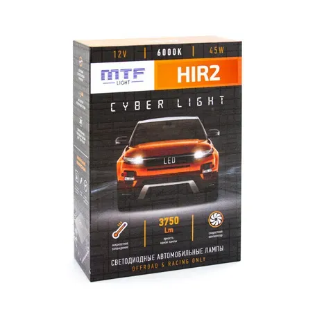 

Светодиодные лампы НIR2 9012 Cyber Light 6000К