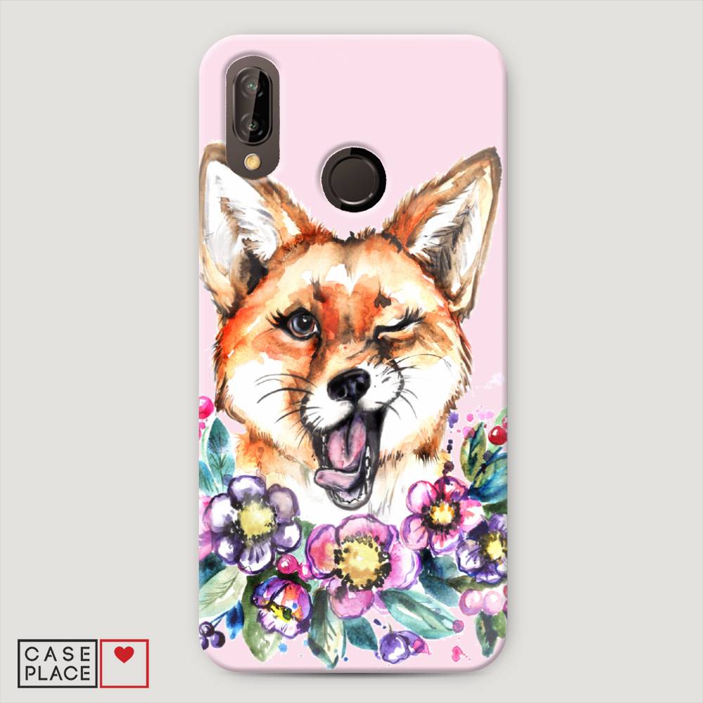 

Чехол Awog "Подмигивающая лиса" для Huawei Nova 3E, 65620-7