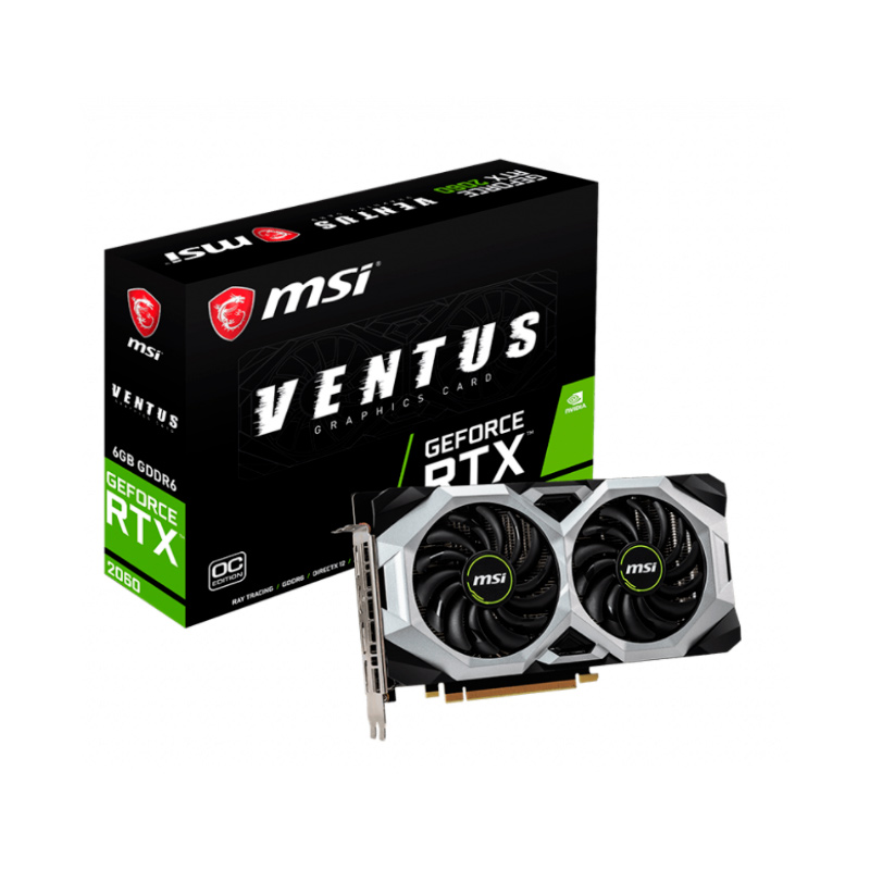 фото Видеокарта msi nvidia geforce rtx 2060 ventus oc ru