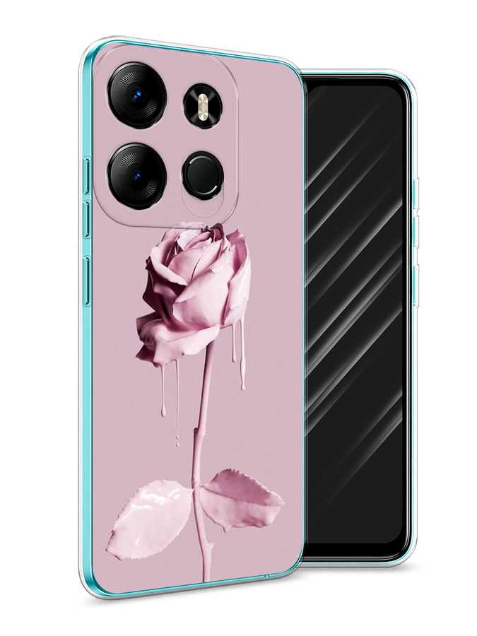 

Чехол Awog на Tecno Phantom X2/X2 Pro "Роза в краске", Белый;розовый, 303250-8