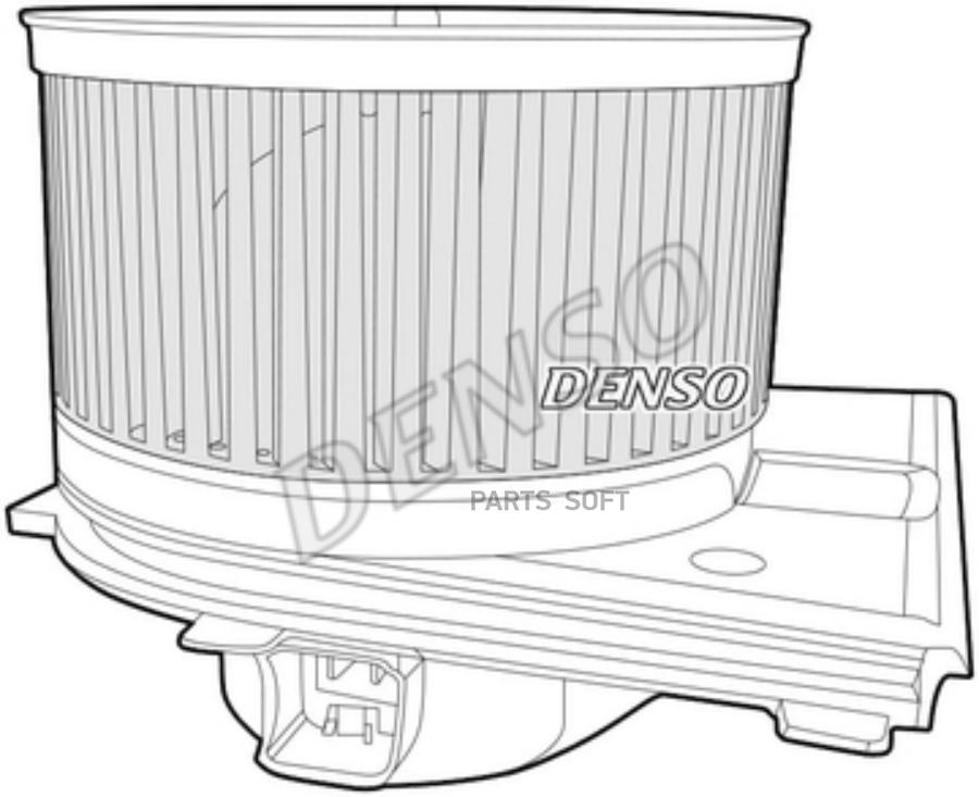 DENSO Вентилятор обдува салона DENSO DEA02005