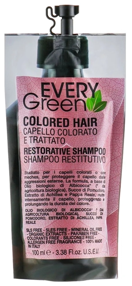 Шампунь Dikson EveryGreen Colored Hair Restoring Shampoo, для окрашенных волос, 100 мл