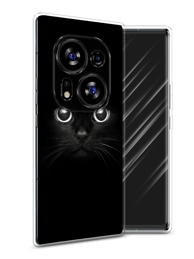 

Чехол Awog на Tecno Phantom X2/X2 Pro "Взгляд черной кошки", Черный, 303250-1