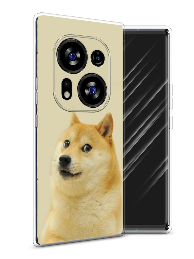 

Чехол Awog на Tecno Phantom X2/X2 Pro "Собака подозревака", Коричневый;желтый;бежевый, 303250-9