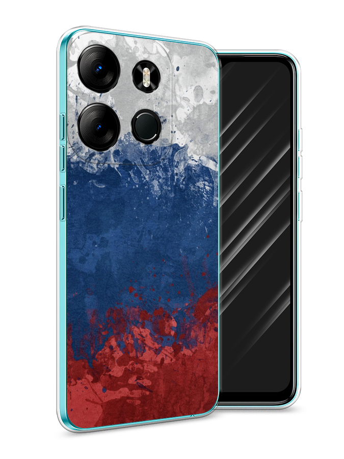 

Чехол Awog на Tecno Phantom X2/X2 Pro "Флаг России неровный", Белый;синий;красный, 303250-5