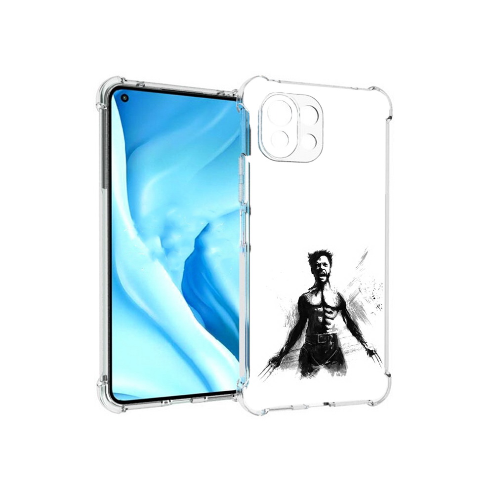 

Чехол MyPads Tocco для Xiaomi Mi 11 Lite росомаха (PT159462.256.587), Прозрачный, Tocco