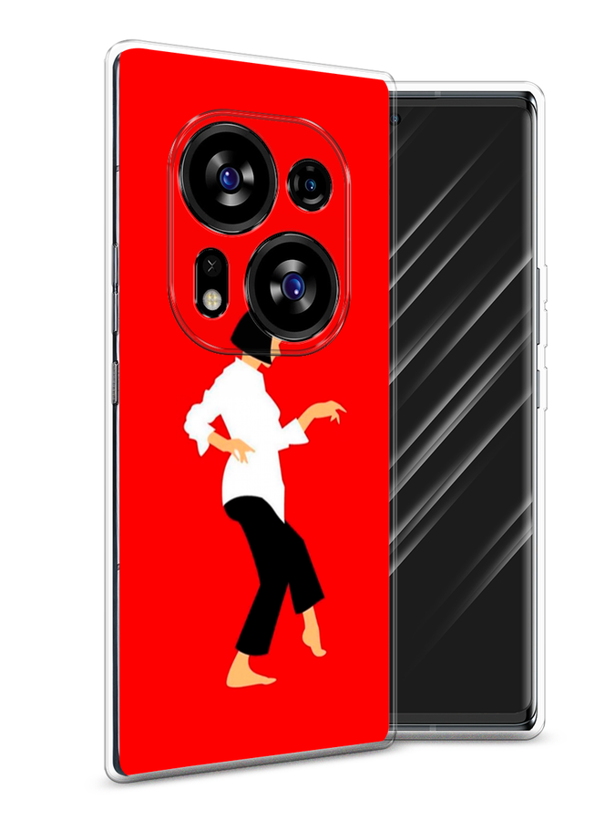 

Чехол Awog на Tecno Phantom X2/X2 Pro "Криминальное чтиво 1", Красный;белый;черный, 303250-7