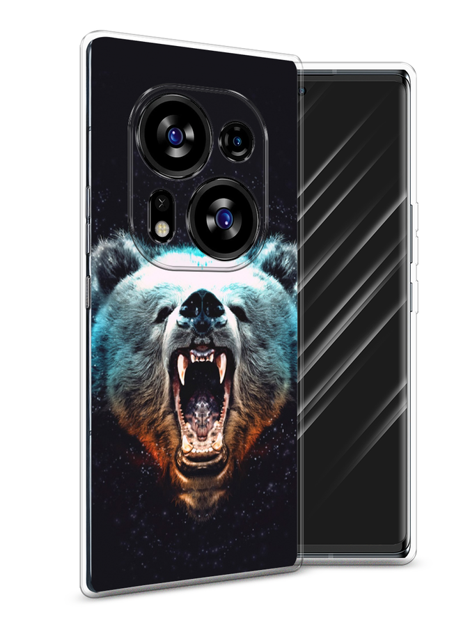 

Чехол Awog на Tecno Phantom X2/X2 Pro "Медведь", Коричневый;голубой;черный, 303250-2