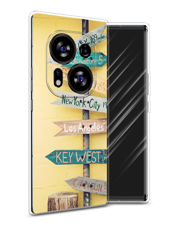 

Чехол Awog на Tecno Phantom X2/X2 Pro "Нулевой километр", Желтый, 303250-4