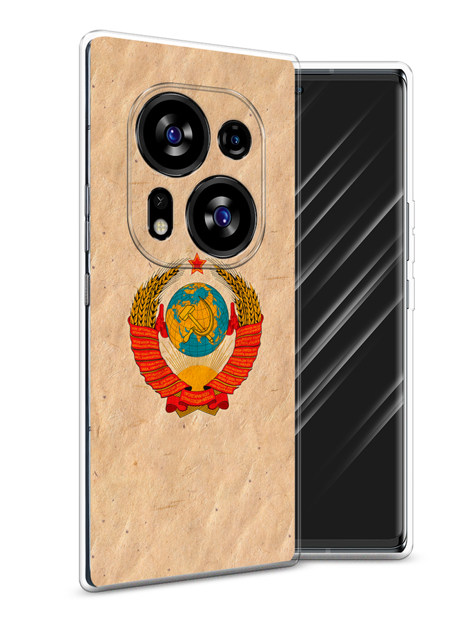 

Чехол Awog на Tecno Phantom X2/X2 Pro "Союз пролетариев", Бежевый;красный, 303250-10