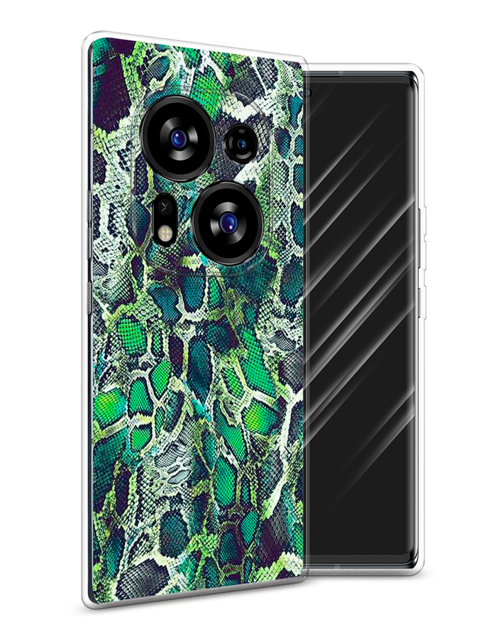 

Чехол Awog на Tecno Phantom X2/X2 Pro "Зеленая кожа змеи", 303250-3