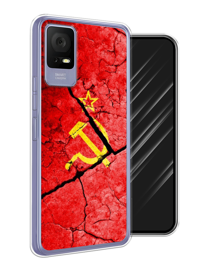 

Чехол Awog на TCL 405 "СССР", Красный;черный;желтый, 291450-5