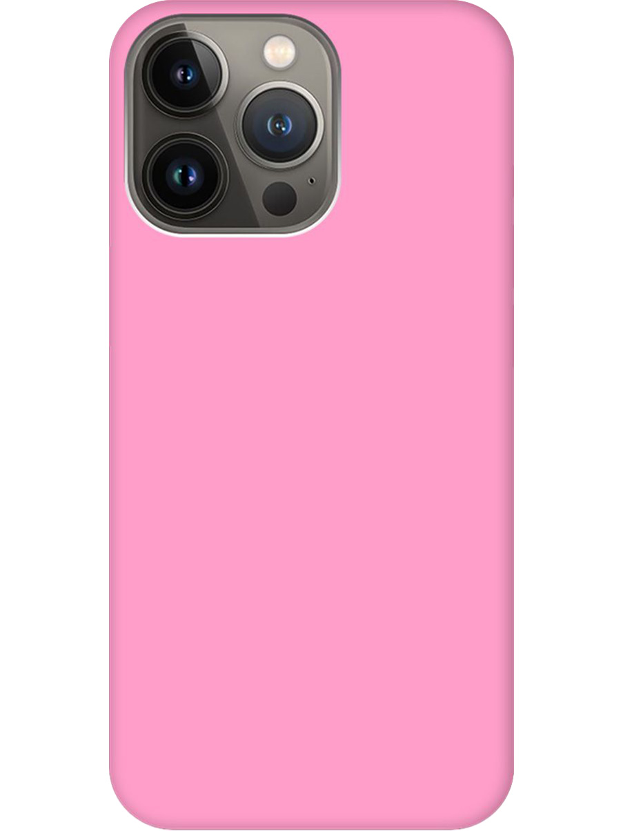 

Силиконовый чехол на Apple iPhone 14 Pro Max матовый розовый, 745400821