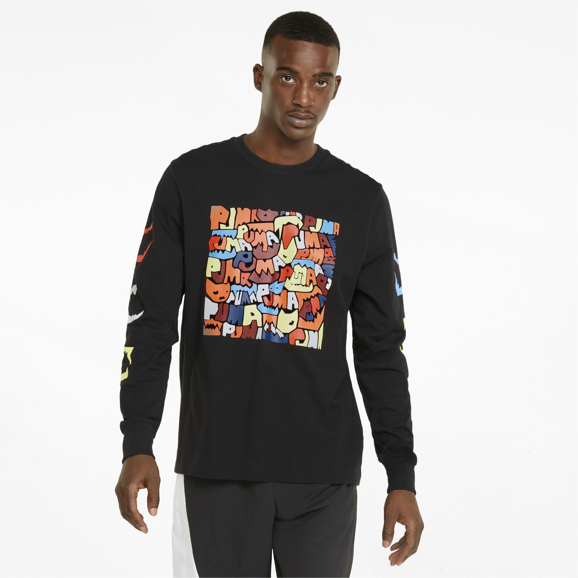 

Лонгслив мужской PUMA 4Th Quarter Ls Tee черный XXL, 4Th Quarter Ls Tee