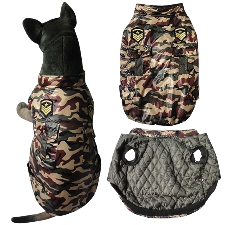 Костюм для собак камуфляж, размер L, унисекс, разноцветный