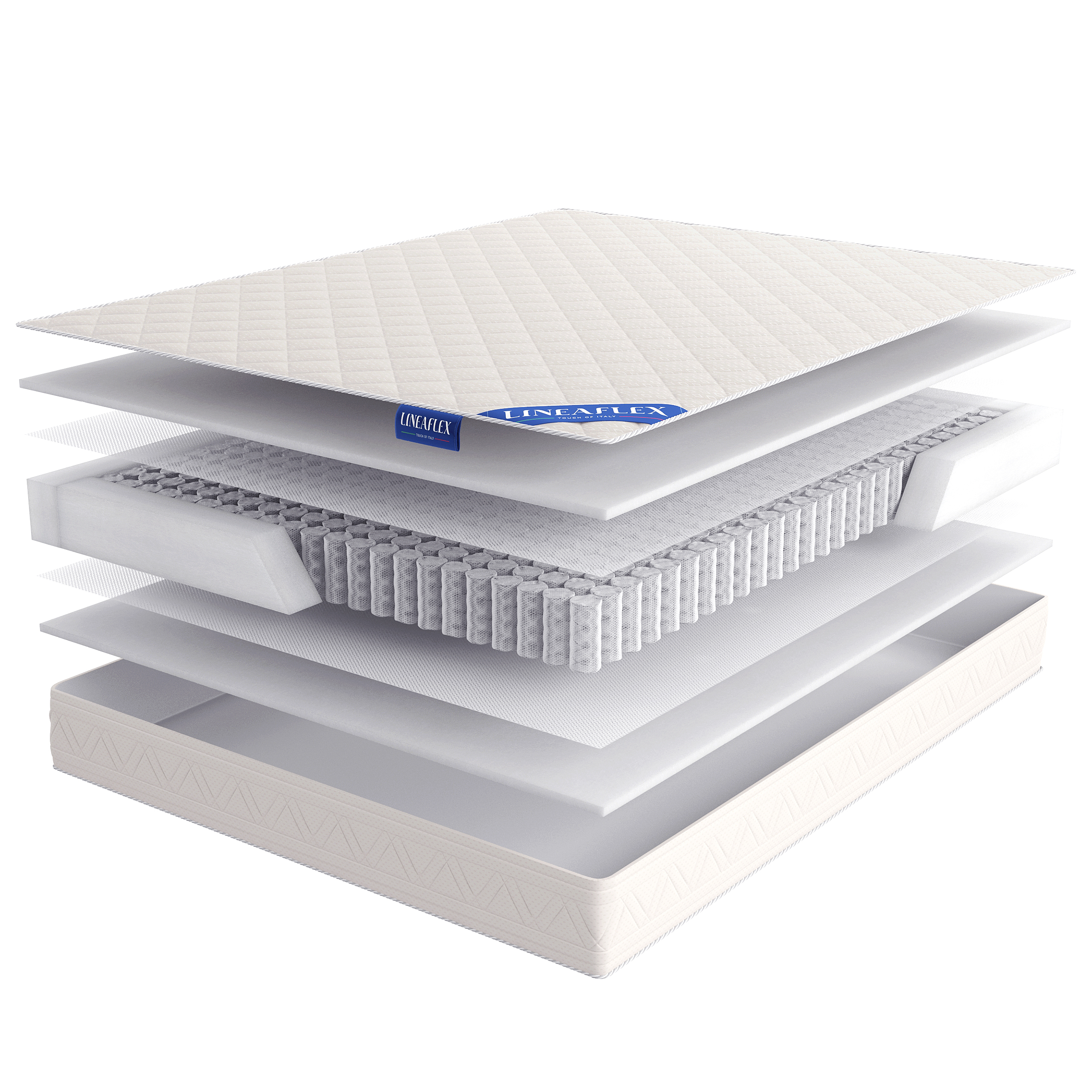 

Матрас Lineaflex Venta 140х200, Бежевый;белый;серый;серебристый, Venta