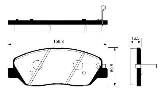 

Тормозные колодки Sangsin brake передние дисковые для Hyundai Genesis 3.8 2008- SP1246