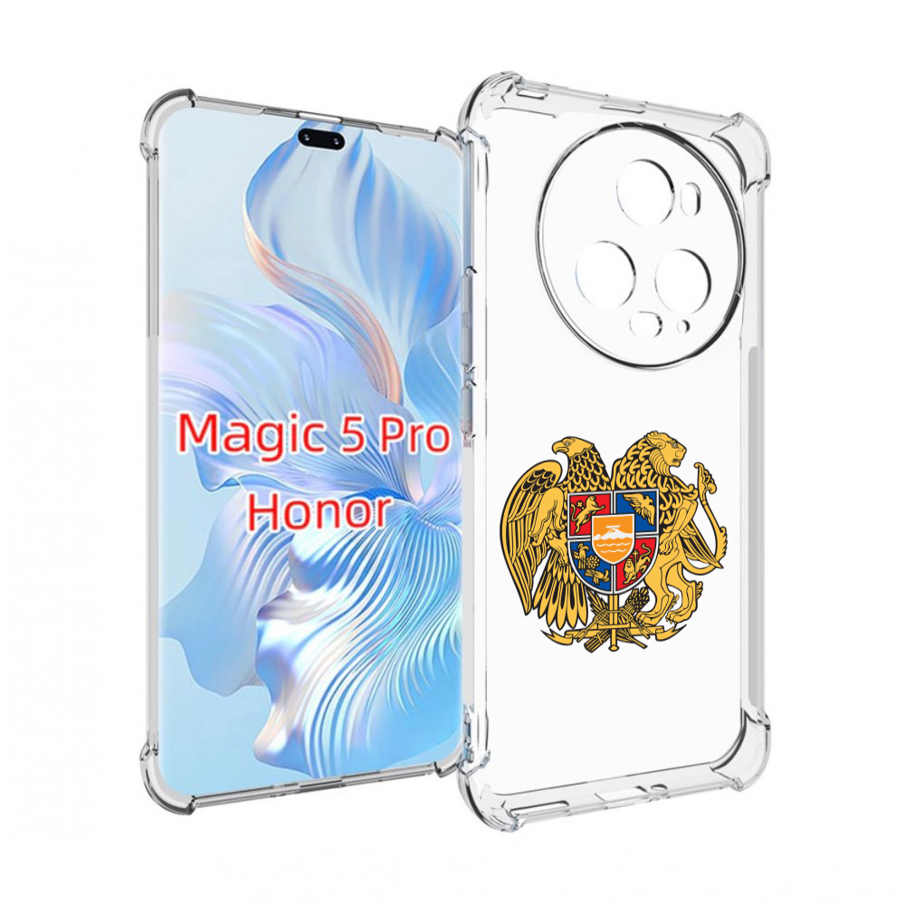 Чехол MyPads герб-армении для Honor Magic 5 Pro противоударный
