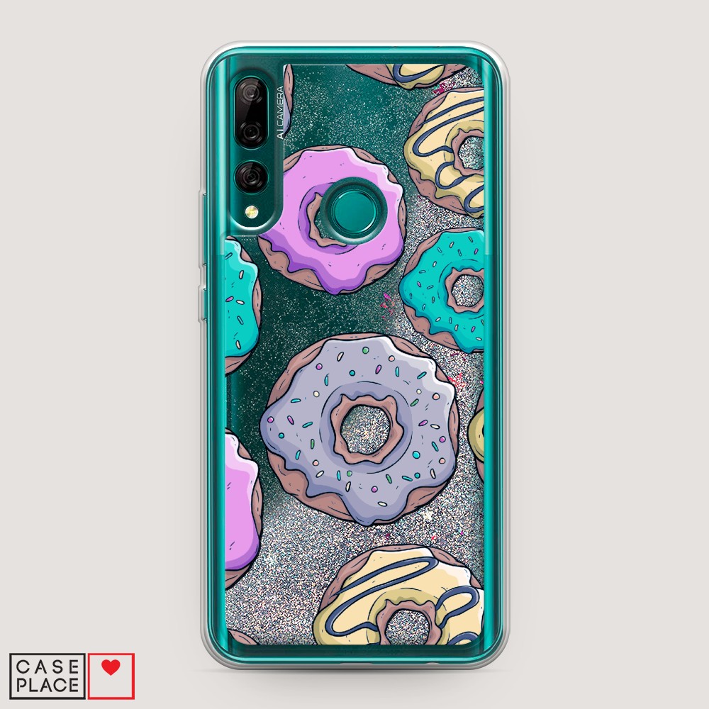 

Чехол Awog на Huawei P Smart Z/Y9 Prime 2019/Honor 9X "Разноцветные пончики в глазури 2", Разноцветный, 611991-1