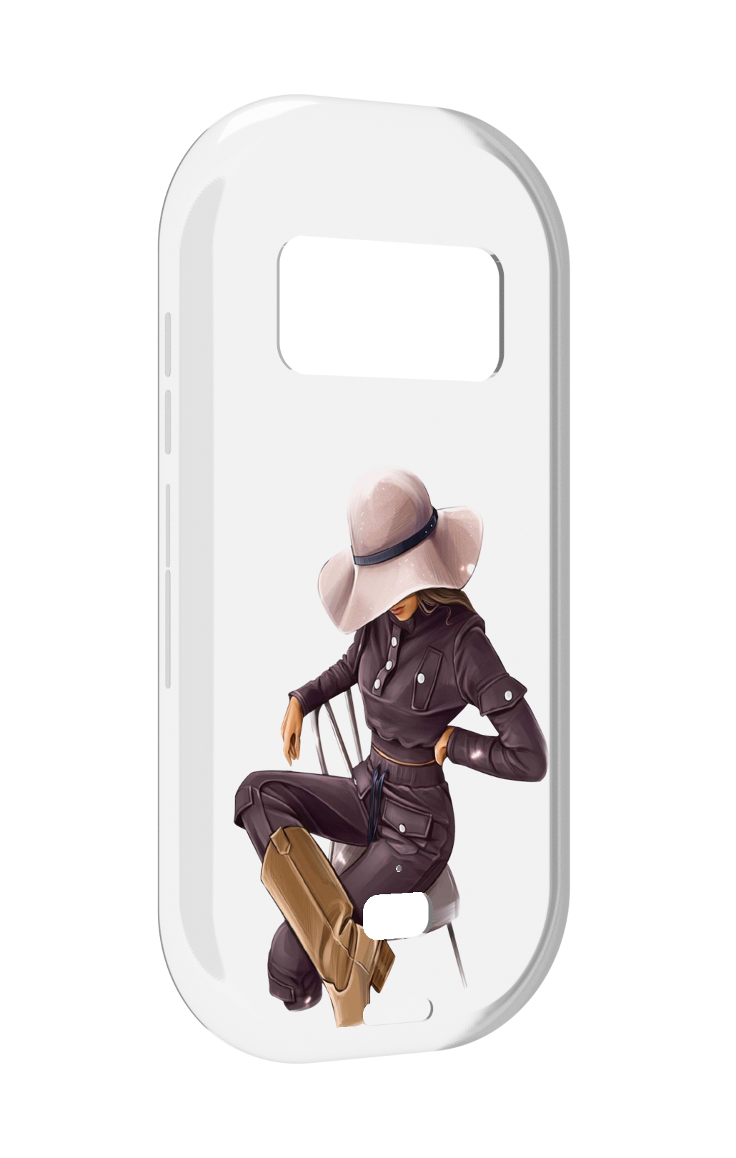 

Чехол MyPads загадочная-девушка-в-костюме женский для UleFone Armor 15, Прозрачный, Tocco