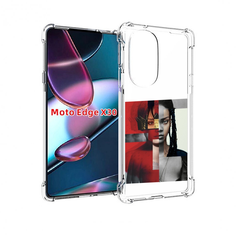 Чехол MyPads Обложка-Рианна для Motorola Moto Edge X30