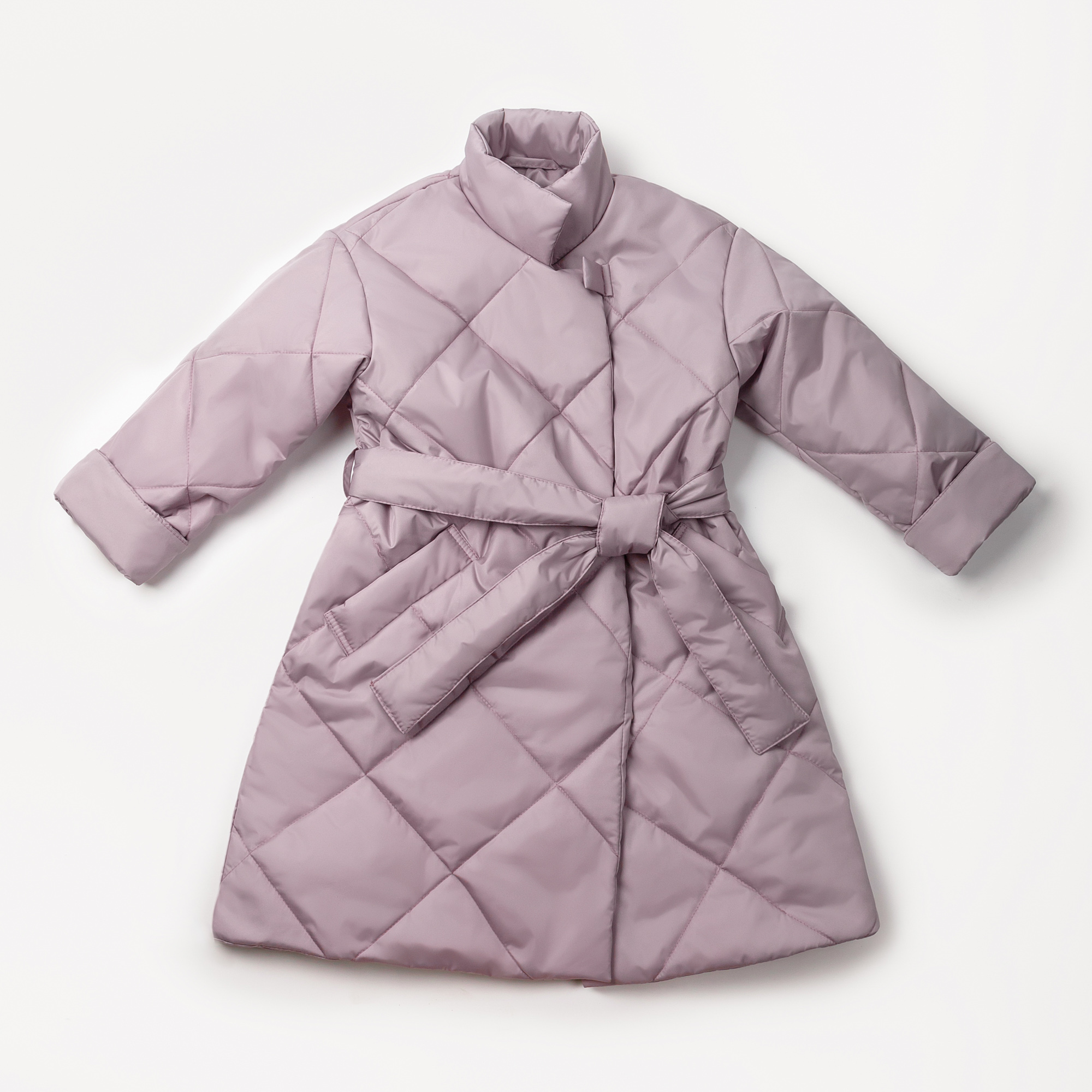 Пальто детское Amarobaby AB-OD22-TRENDY39, розовый, 116