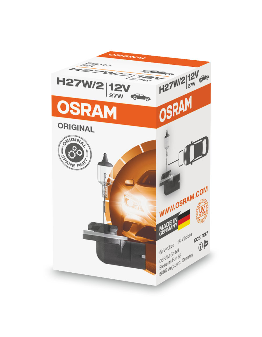 фото Галогенная лампа osram h27/1w (27w 12v) original line 1шт 880