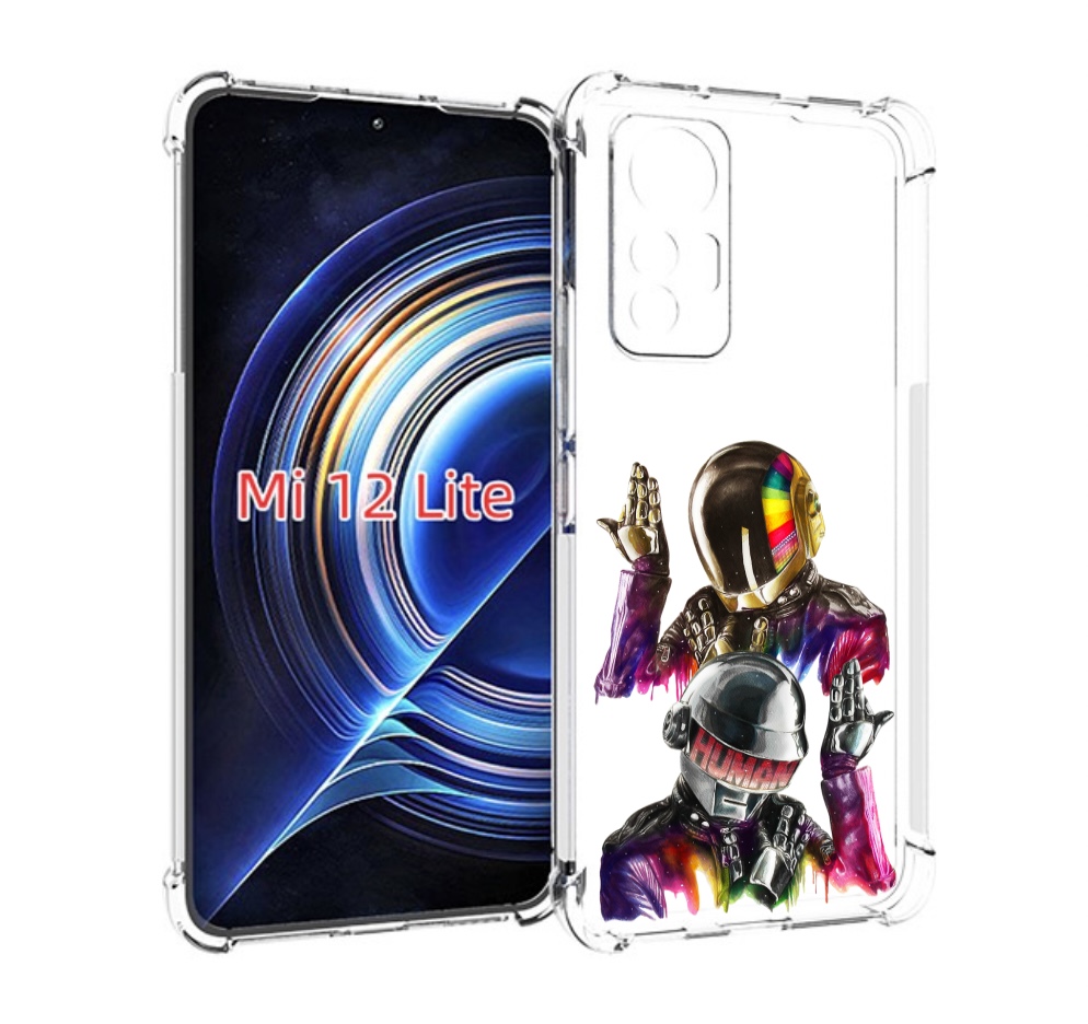 

Чехол MyPads диско космонавты для Xiaomi 12 Lite, Прозрачный, Tocco