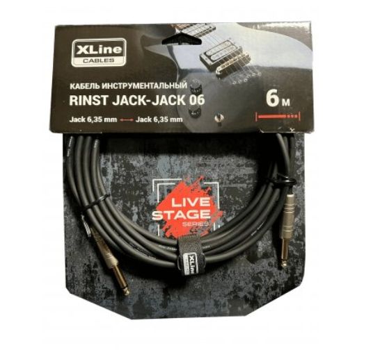 Кабель инструментальный Xline Cables RINST JACK-JACK 06 2xJack 6,35mm mono длина 6м