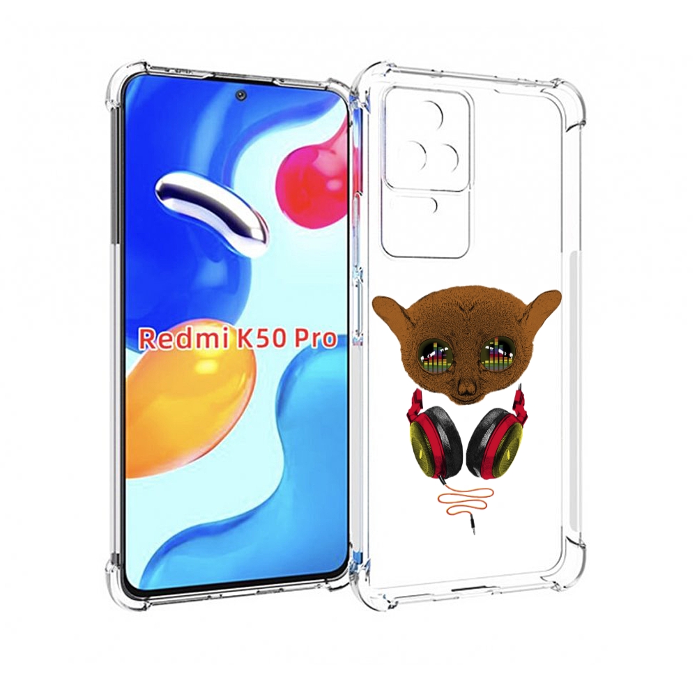 

Чехол MyPads диджей для Xiaomi Redmi K50/K50 Pro, Прозрачный, Tocco