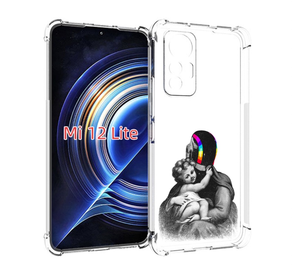 

Чехол MyPads защитник в шлеме для Xiaomi 12 Lite, Прозрачный, Tocco