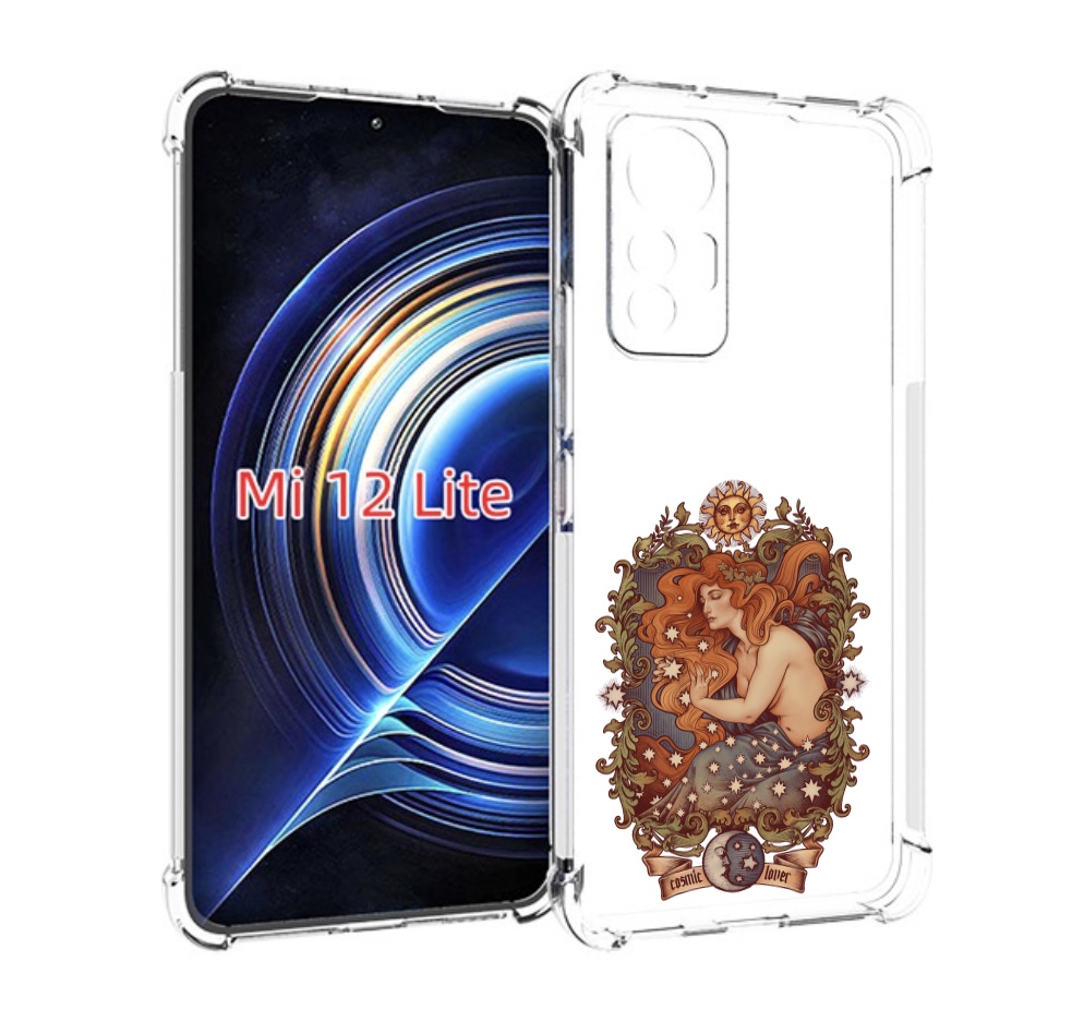 

Чехол MyPads звездная девушка абстракция для Xiaomi 12 Lite, Прозрачный, Tocco