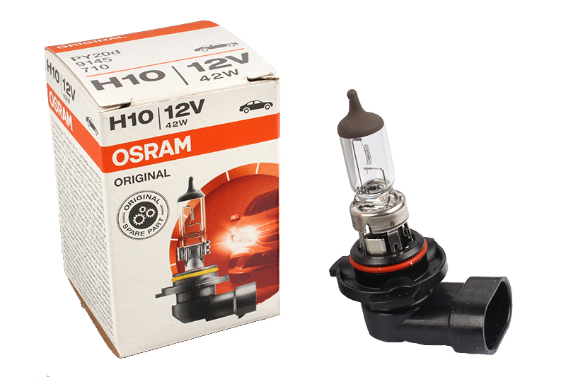 фото Лампа галогенная автомобильная osram h10 42w (9145)