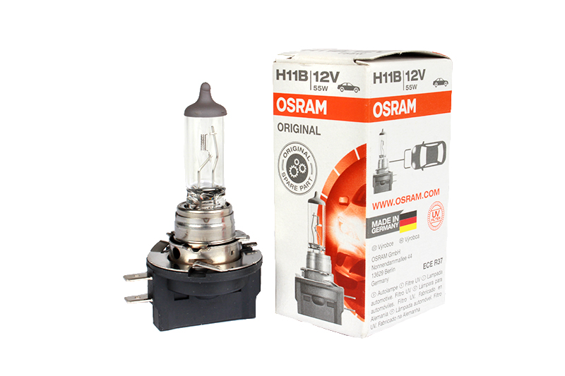 фото Лампа галогенная автомобильная osram h11b 12v 55w pgjy19-1 (64241)