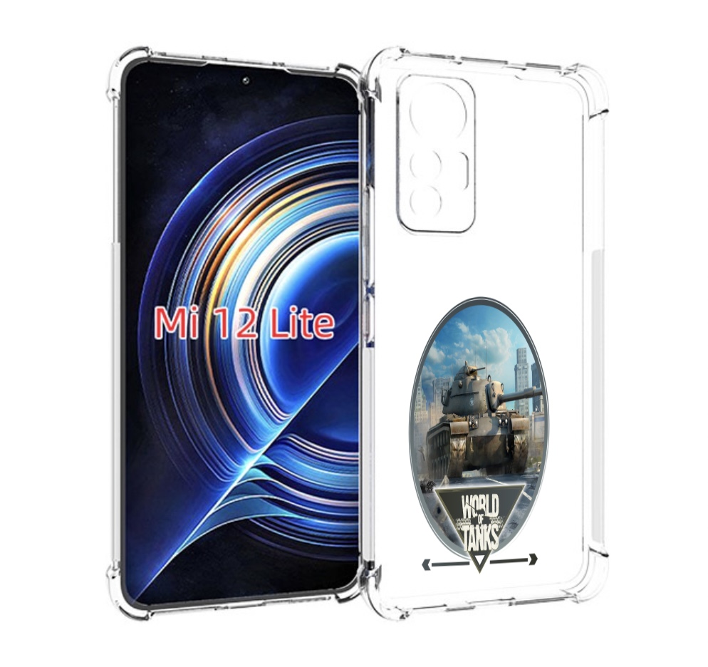 

Чехол MyPads игра с танками для Xiaomi 12 Lite, Прозрачный, Tocco