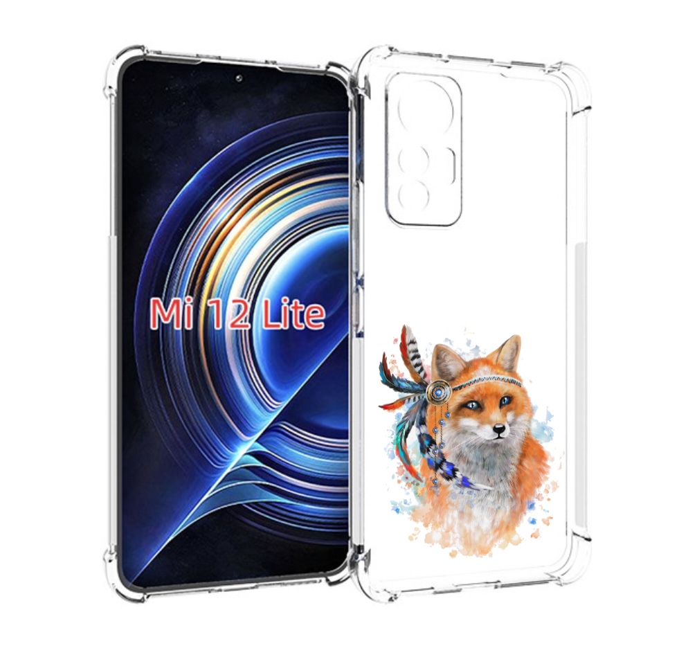 

Чехол MyPads инду лиса для Xiaomi 12 Lite, Прозрачный, Tocco