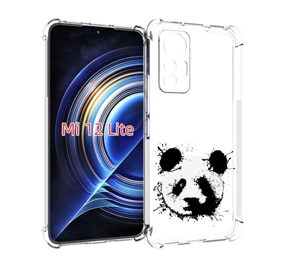 

Чехол MyPads клякса-панда для Xiaomi 12 Lite, Прозрачный, Tocco