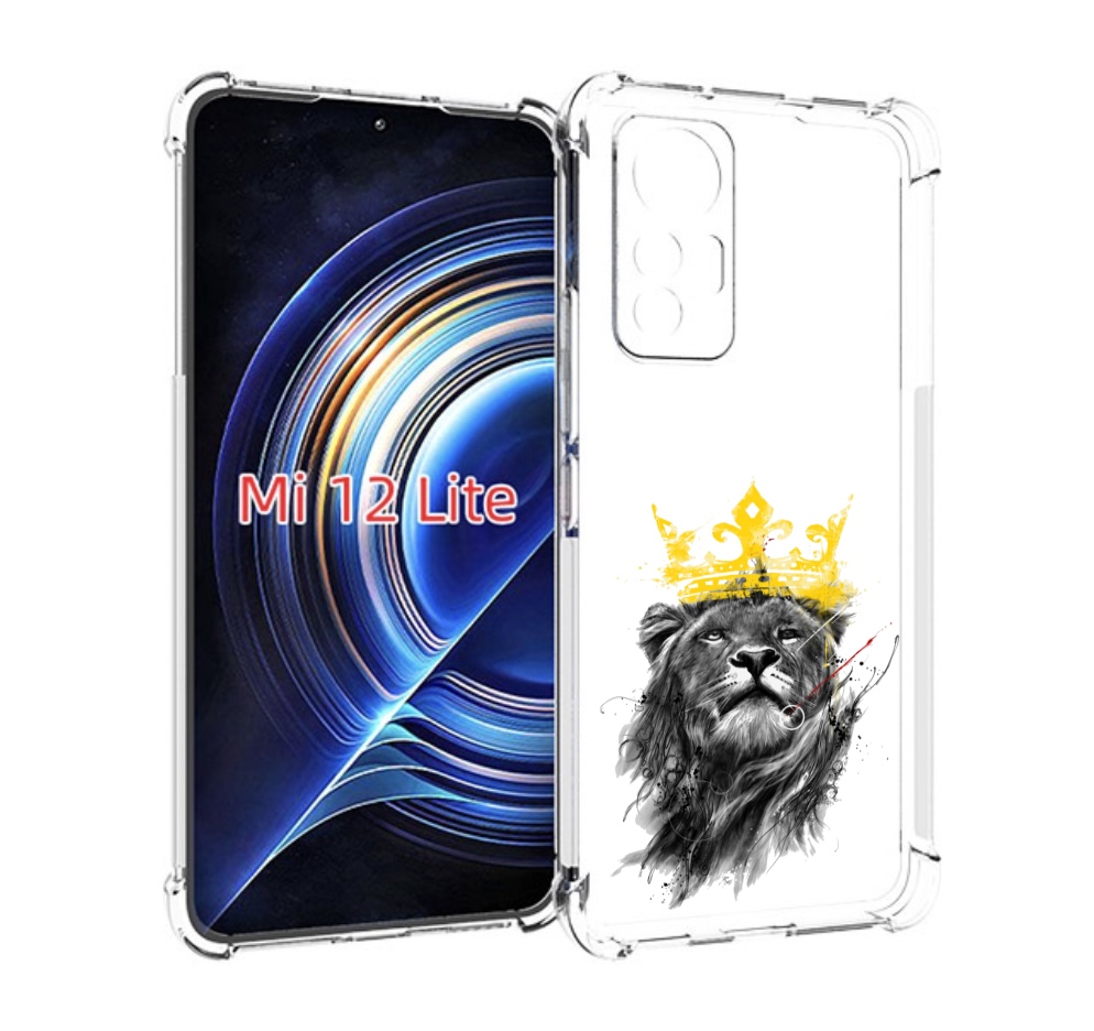 

Чехол MyPads король-лев для Xiaomi 12 Lite, Прозрачный, Tocco