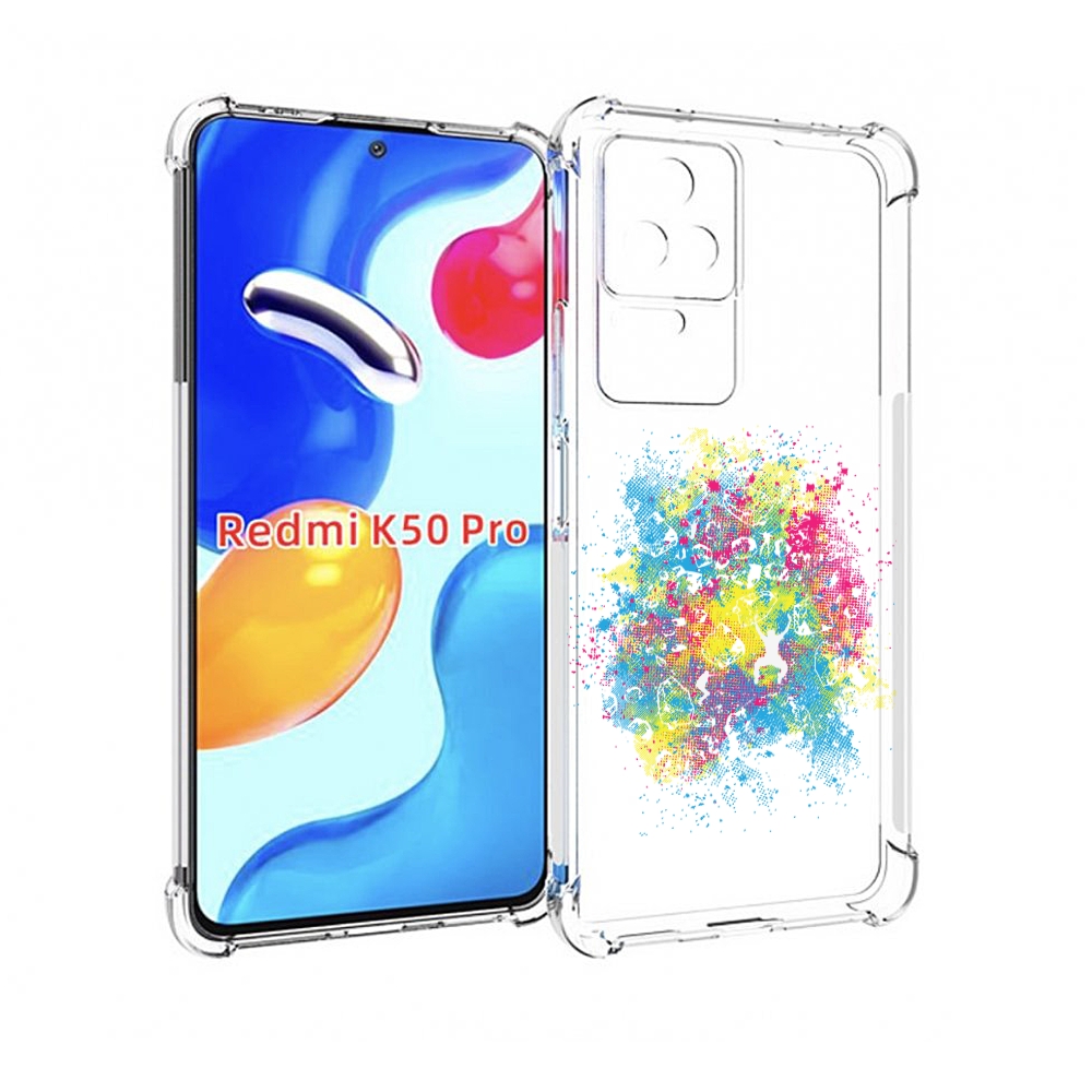 

Чехол MyPads акварель абстракция для Xiaomi Redmi K50 / K50 Pro, Прозрачный, Tocco