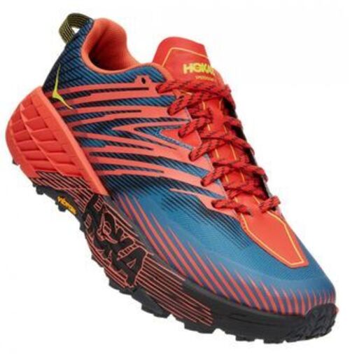 

Кроссовки мужские Hoka Speedgoat 4 синие 7 US, Оранжевый, Speedgoat 4 WIDE